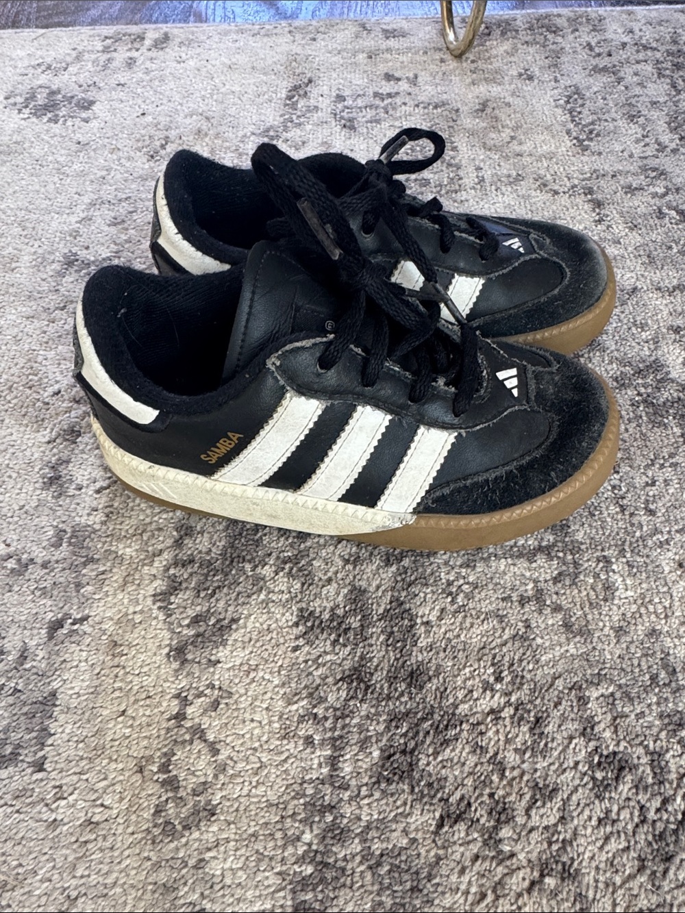 Adidas Kids Samba Sneakers - Black White Gum